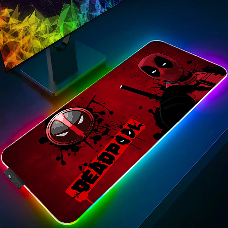 Gaming Keyboard Affordable - LED Mouse Pad Gaming Backlight Lock