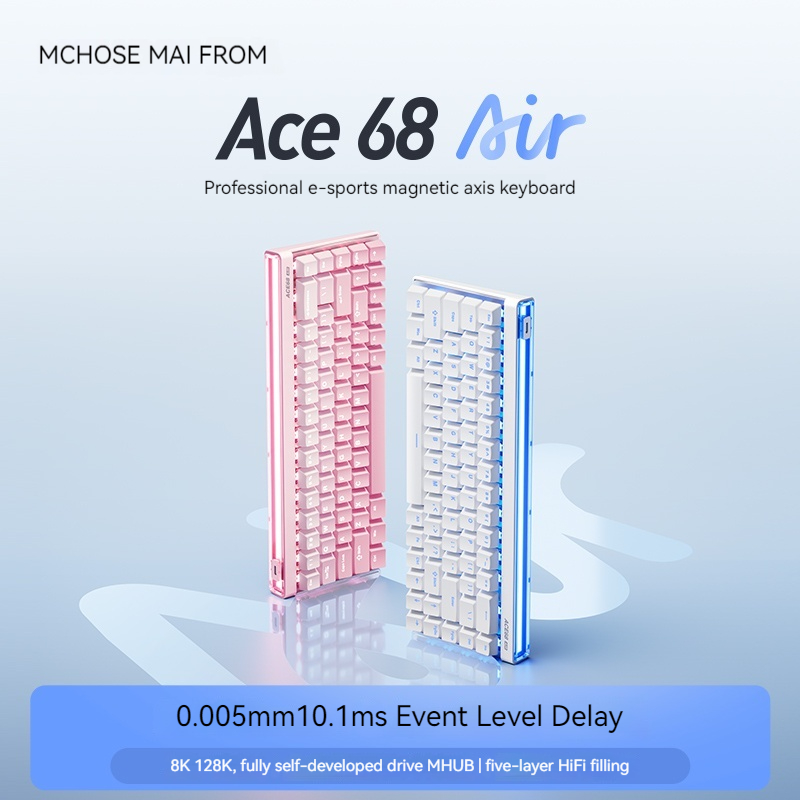 Gaming Keyboard Esports - Mchose Ace68 Air Magnetic Axis Mechanical