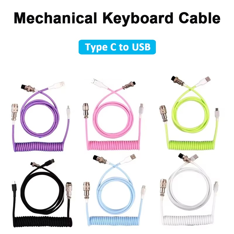 Mechanical Keyboard Coiled Cab - Gaming Keyboard Types review and price