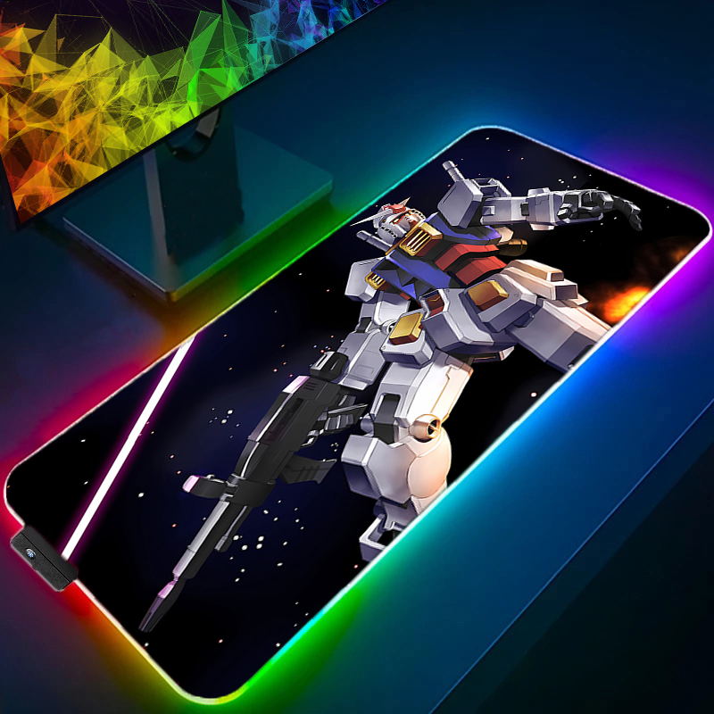 RGB Kawaii Mouse Pad Anime Gab - Gaming Keyboard And Mouse Mobile review and price