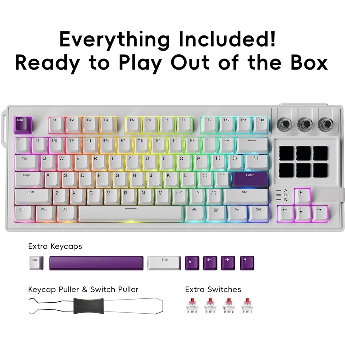 update. K1 PRO Visual Mechanic - Gaming Keyboard Ergonomic review and price