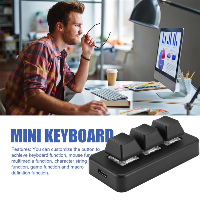 MK321 Progammable Macro Mini K - Gaming Keyboard Mini Mechanical review and price