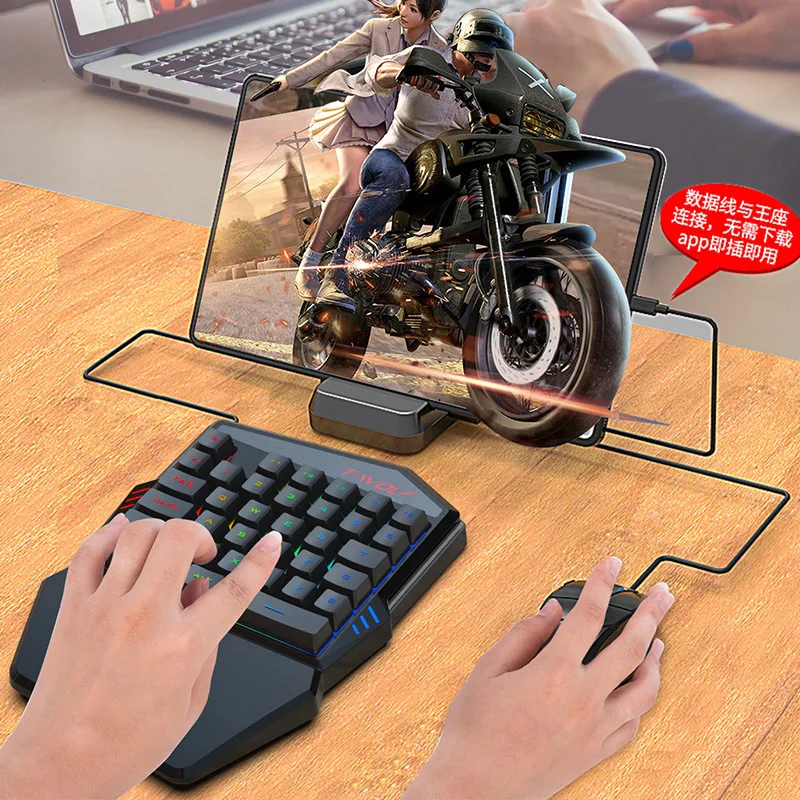 T-WOLF TF900 One Handed Keyboa - Gaming Keyboard Mobile review and price