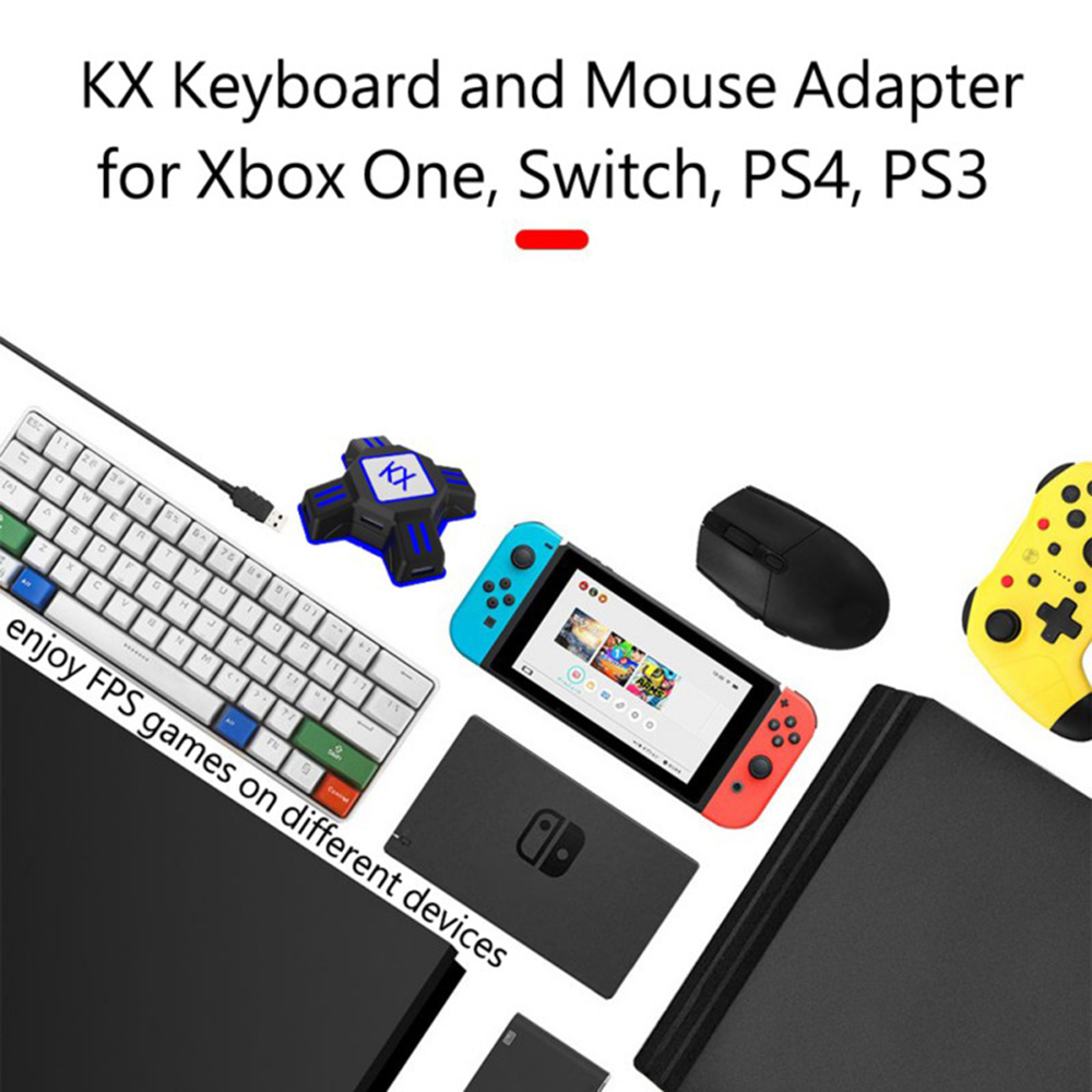 KX Adapter for PS4 Controller  - Gaming Keyboard And Mouse For Xbox review and price