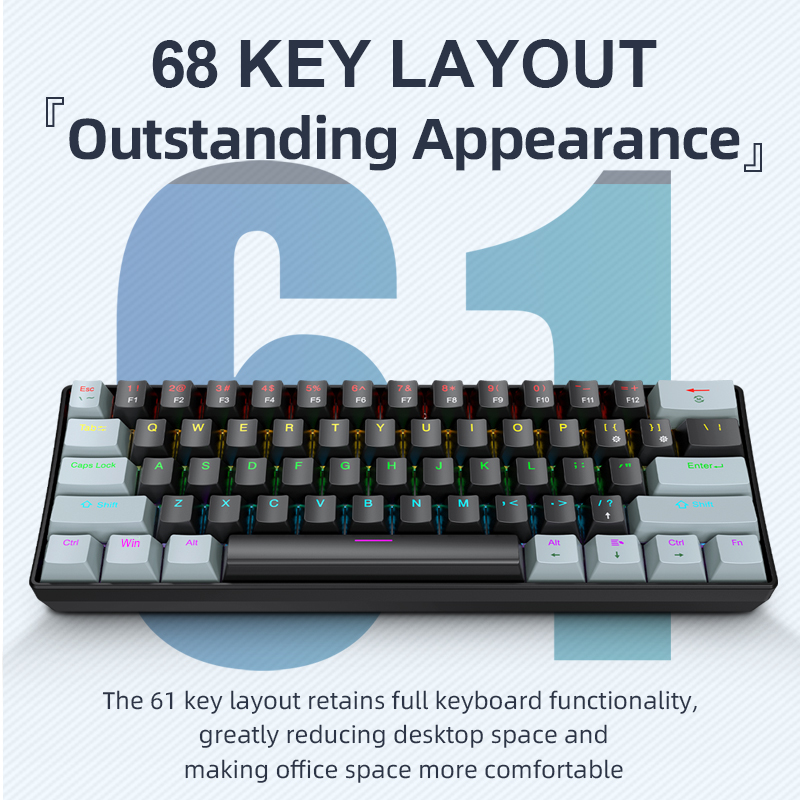APAYADO K61 Mini Mechanical Ke - Gaming Keyboard Mini Mechanical review and price