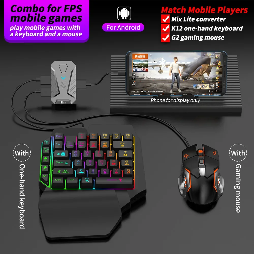 In stock Mixlite Gamepad for M - Gaming Keyboard And Mouse Mobile review and price