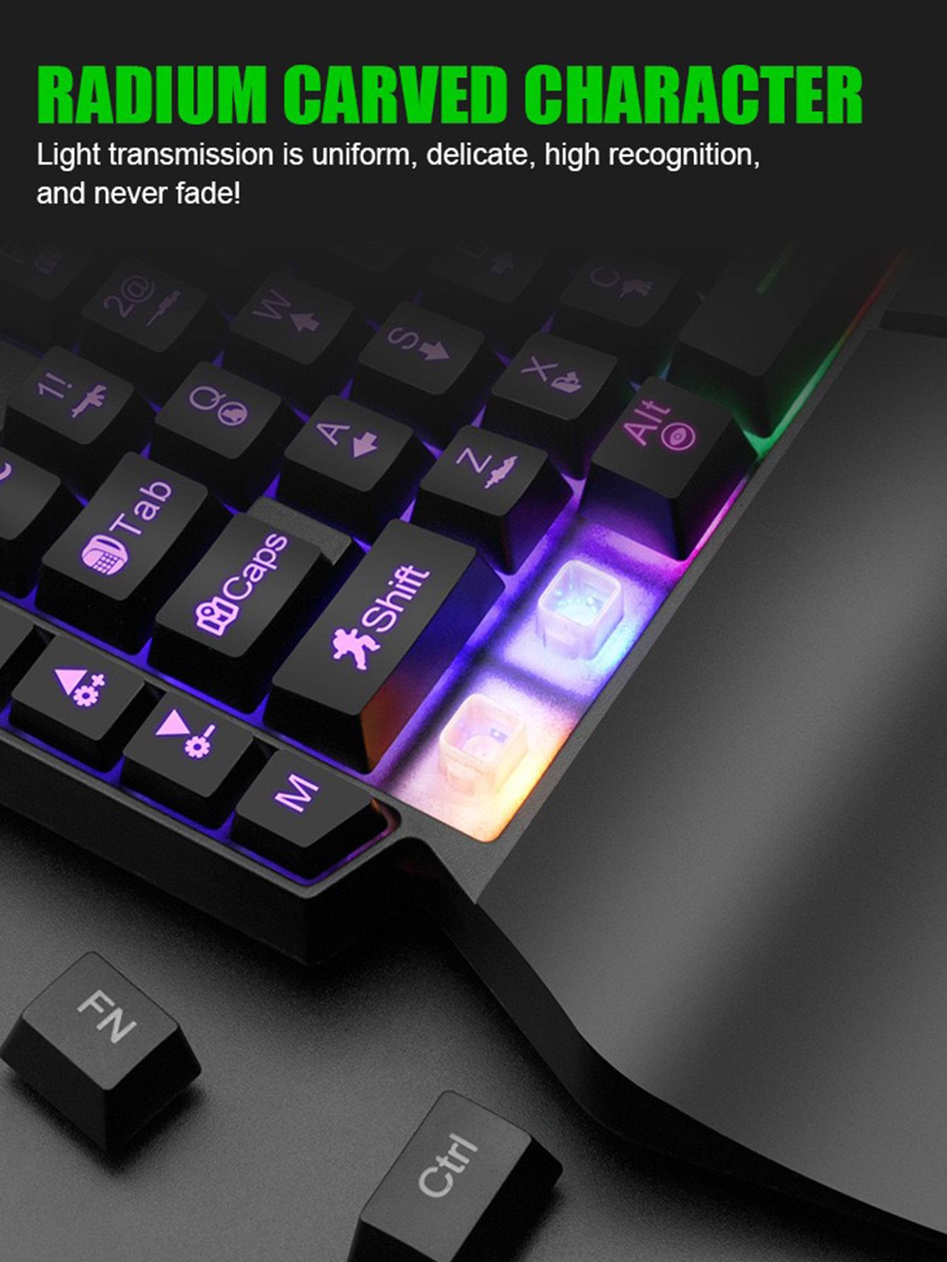 Mechanical One-Handed Light Ga - Gaming Keyboard And Mouse For Xbox review and price