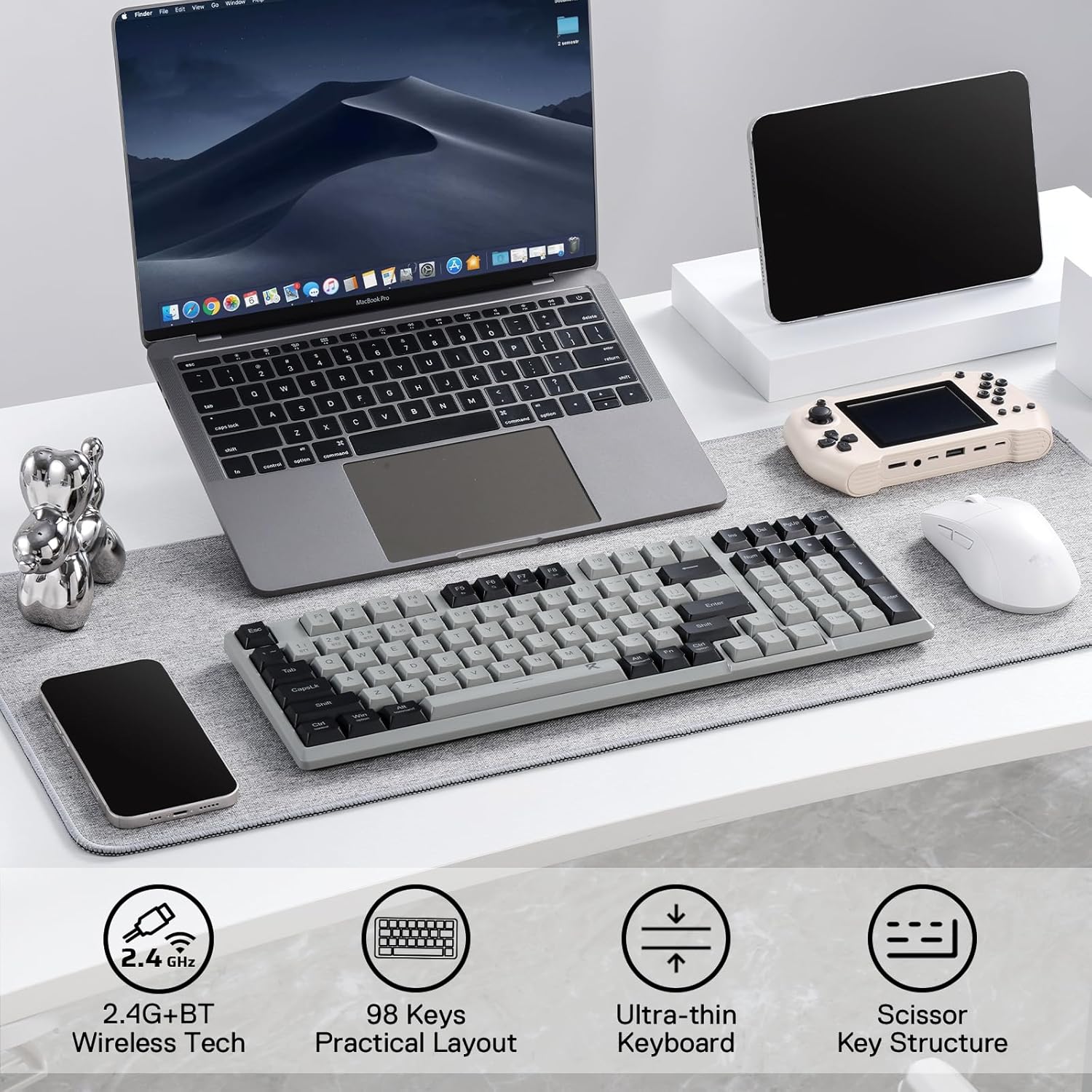 Redragon BK7114 Low-Profile 2. - Gaming Keyboard Mobile review and price