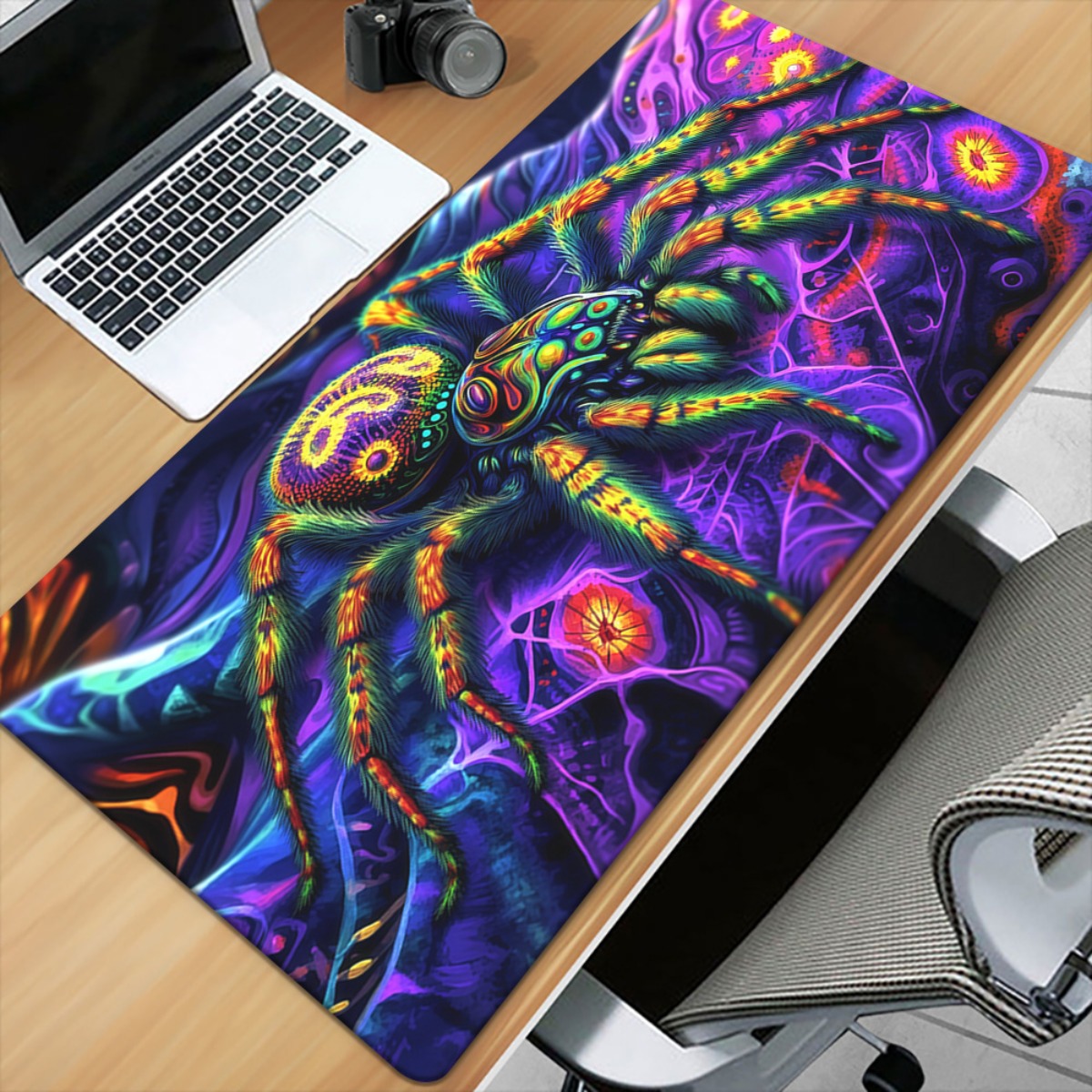 Brand Vibrant Spider Mousepad  - Gaming Keyboard Brand review and price