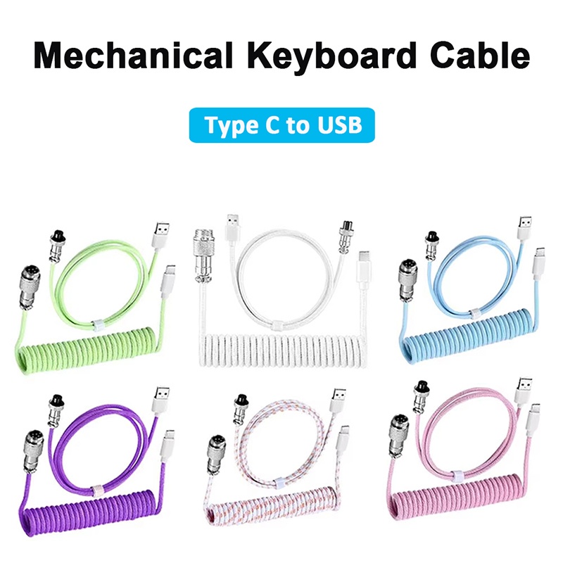 Mechanical Keyboard Coiled Cab - Gaming Keyboard Types review and price