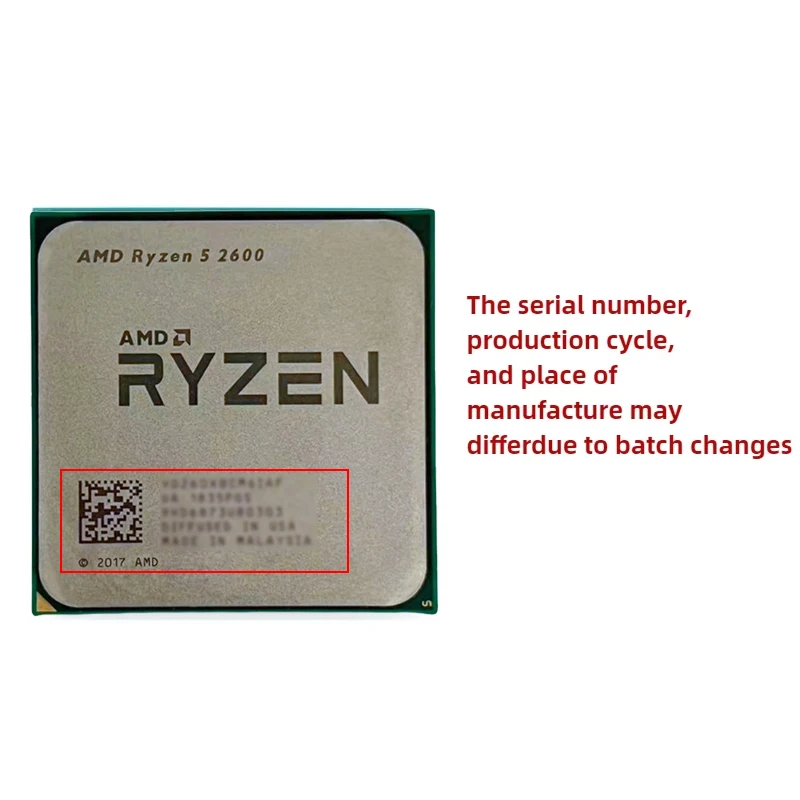 AMD Ryzen 5 R5 2600 3.4GHz 6-C - Amd Cpu Ryzen 5 review and price