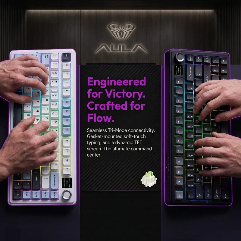 AULA F75 Max Mechanical Keyboa - Gaming Keyboard Mechanical Wireless review and price