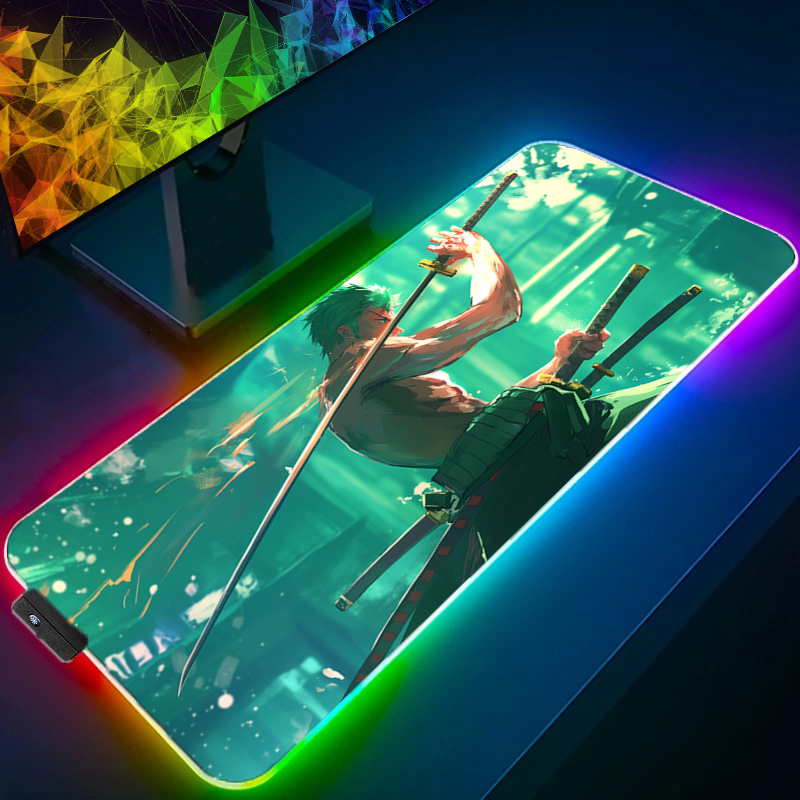ONE PIECE Zoro Mouse Pad RGB G - Gaming Keyboard Affordable review and price