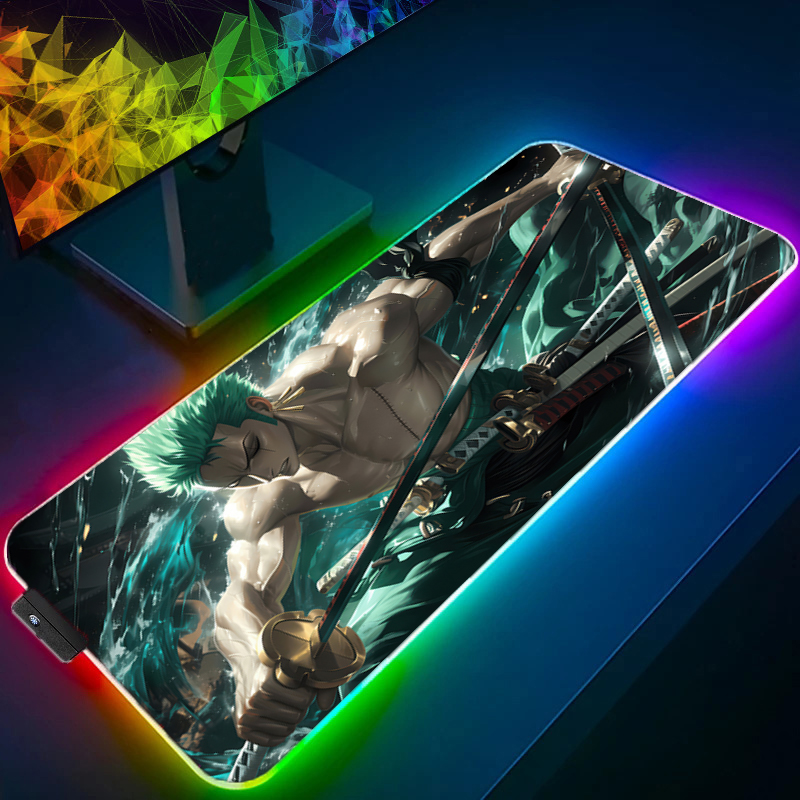 ONE PIECE Zoro Mouse Pad RGB G - Gaming Keyboard Affordable review and price