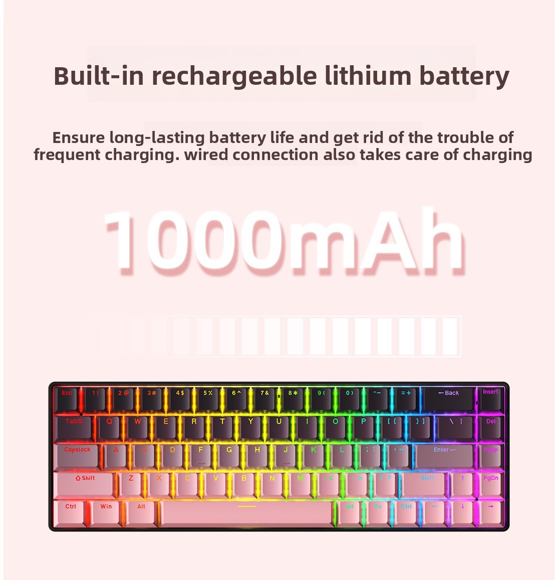 Mechanical Keyboard RGB Teclad - Gaming Keyboard Mobile review and price