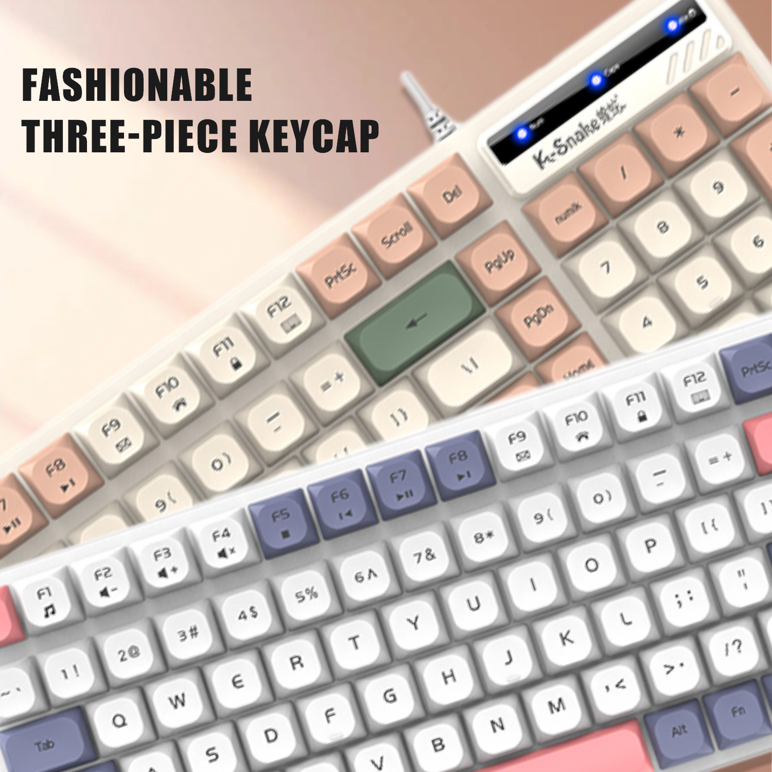 K-Snake KM100 Wired Fashion Ke - Gaming Keyboard And Mouse For Xbox review and price