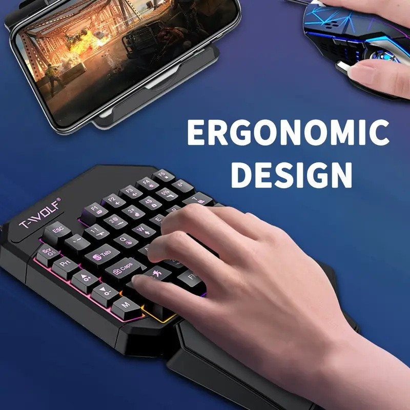FocusOnPC TF900 2-in-1 Mobile  - Gaming Keyboard And Mouse Mobile review and price