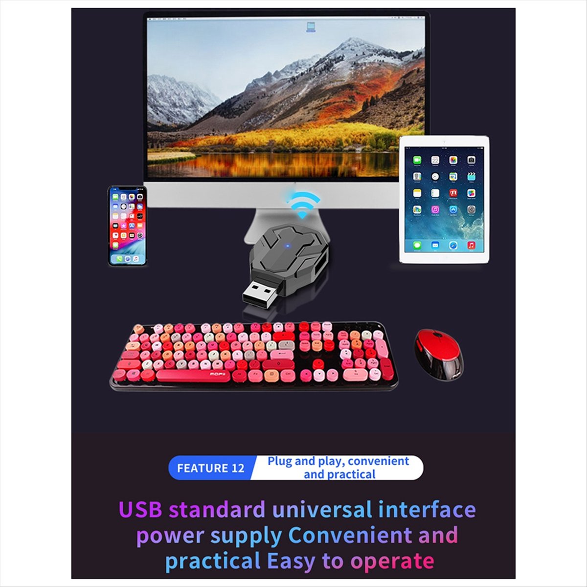 (A15I) M1-Mini Keyboard & Mous - Gaming Keyboard Types review and price
