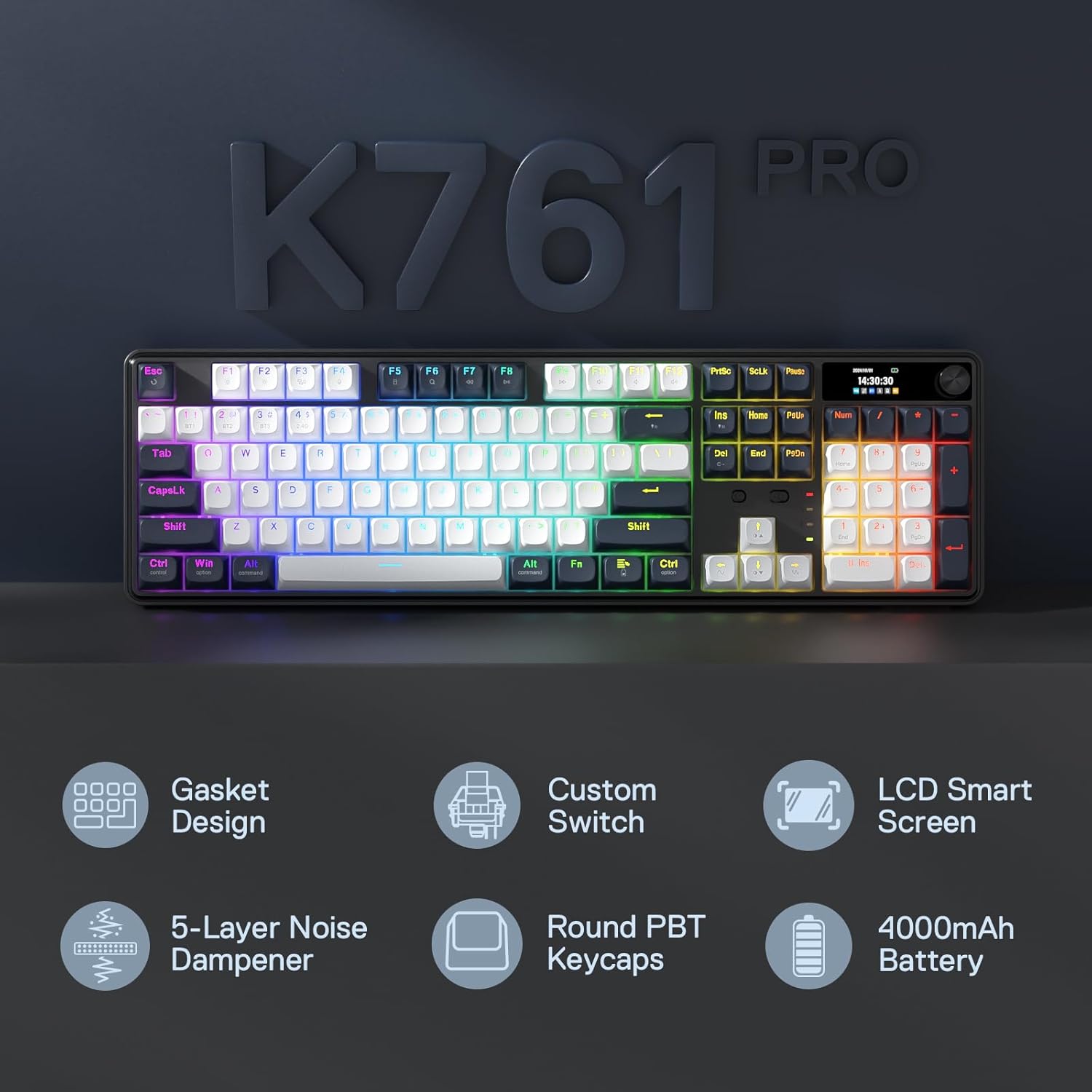 Redragon K761 Wireless Gasket  - Gaming Keyboard Mobile review and price