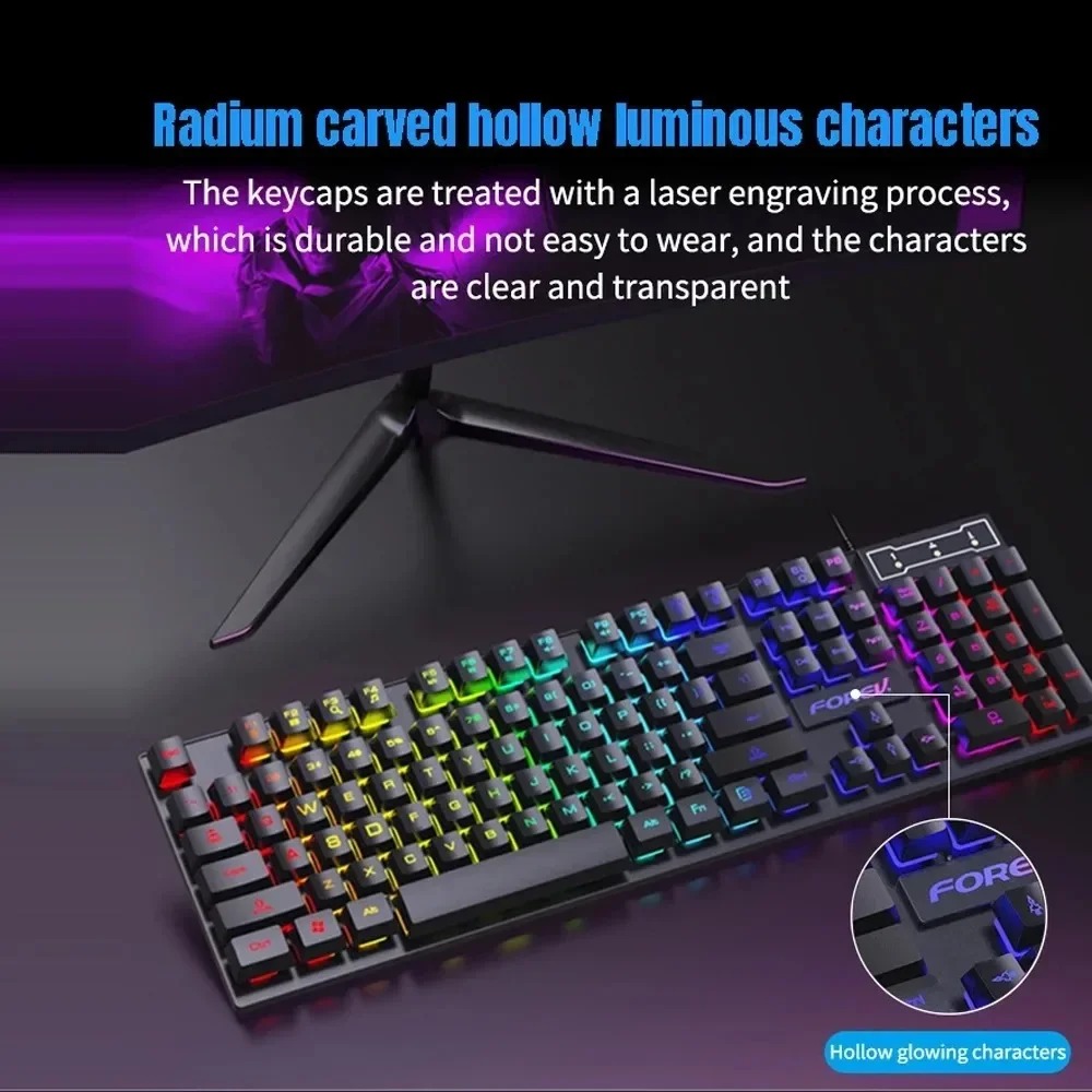 Kebidumei 104 key Backlit Mech - Gaming Keyboard And Mouse For Xbox review and price
