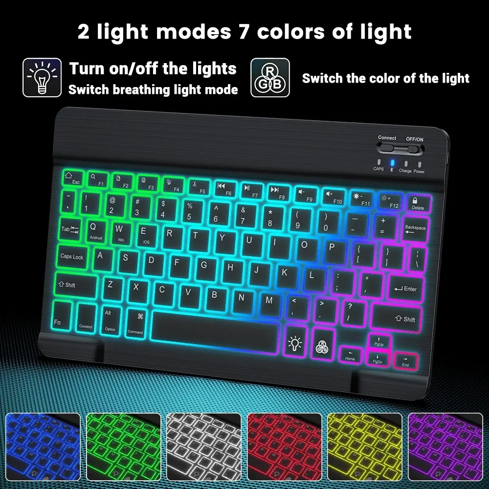 Mini Backlit RGB Bluetooth Wir - Gaming Keyboard And Mouse For Xbox review and price