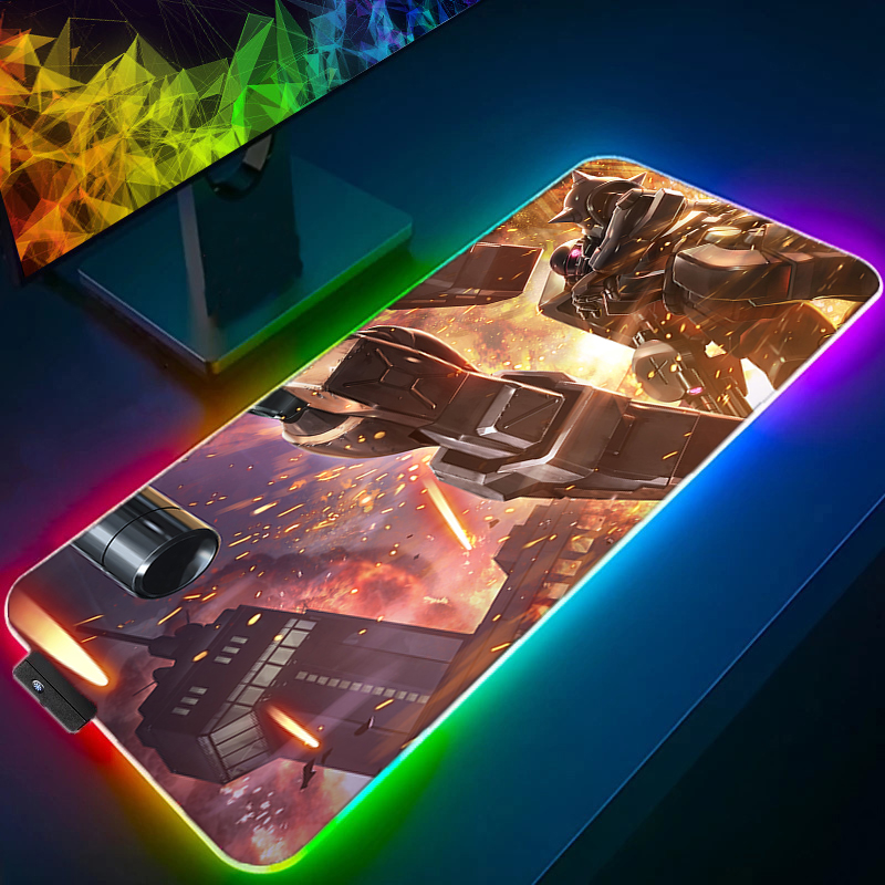 RGB Mouse Pad Gamers Decoracio - Gaming Keyboard And Mouse Mobile review and price