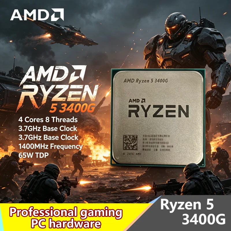 AMD Ryzen 5 3400G AM4 Desktop  - Amd Cpu Ryzen 5 review and price